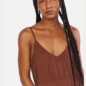 Lacausa Alma dress chocolate xs